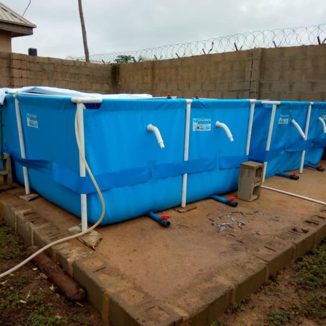 The water filtration and aeration system of the farm.
